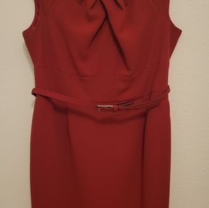 Red dress by Kasper, size 16
